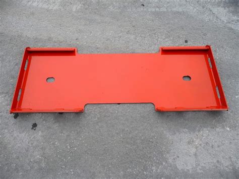 skid steer adapter blank|skid steer attachment plate fast.